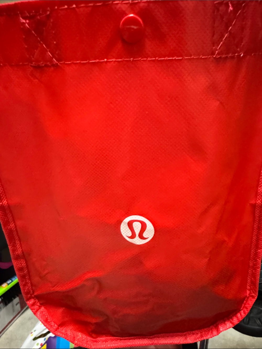 Original Sport Bra Purple Size 6 & Lululemon Red Bag